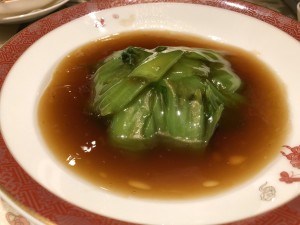 13からし菜とオイスター和え